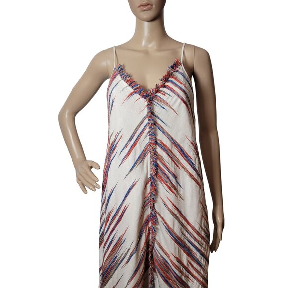 Bohemian-Inspired Fringe Hem Spaghetti Strap Maxi Dress - Picture 3 of 16